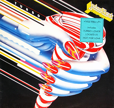 JUDAS PRIEST - Turbo album front cover vinyl record